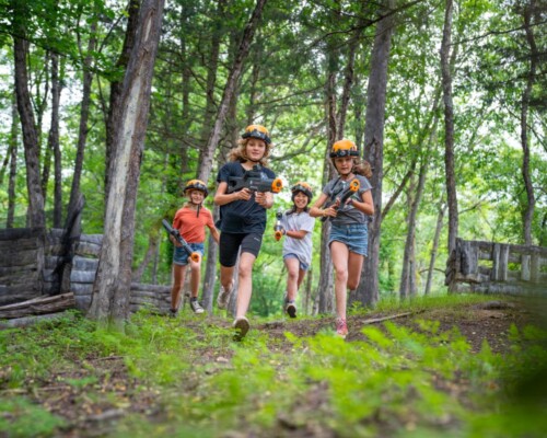 Ardèche Laser Game activity for children